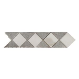 Piastrella Freccia marmo 7×28 cm Ciok lucido grigio