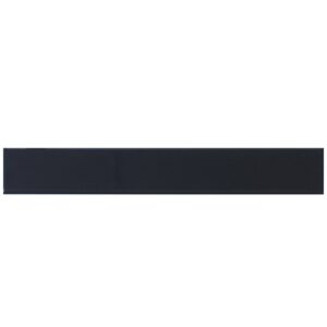 Listello interlinea Nero 3×20 cm ceramica smaltata