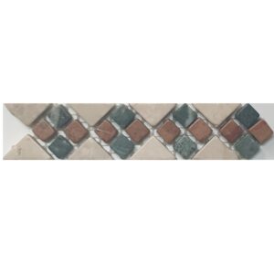 Piastrella Lilliput Freccia Botticino 3.5x14cm