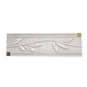 Listello APOLLO seta bordo 6×20 cm ceramica smaltata