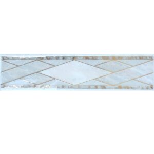 Listello Lesina Rosa 7×33 cm ceramica smaltata