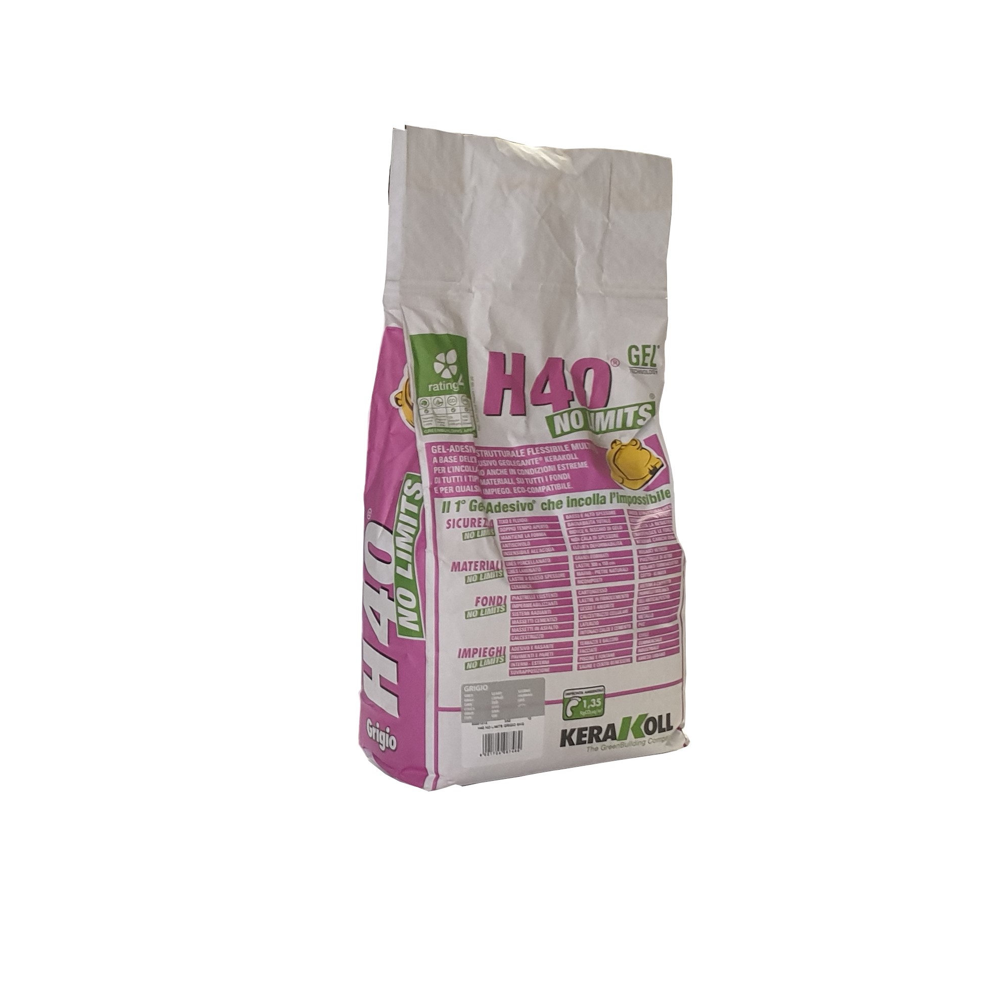 Colla H40 No limits grigio 5kg