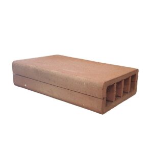 Coprimuro Cotto 21 cm interno x 33.333 cm di lungh. arrotato