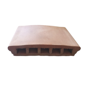 Corrimano Sagomato Cotto interno 24.5x 25 cm lungh. Rustico