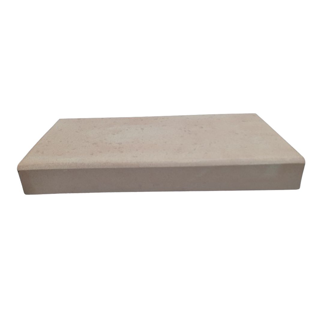 Piastrella Elemento a Elle 16.5x30x3,7 cm Rosa Antiche Pietre gres porcellanato